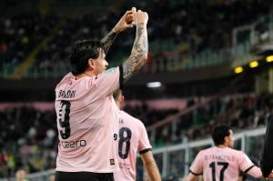 Palermo, Serie B 2024/2025, Palermo-Frosinone 2-0, Stadio Renzo Barbera /foto Federico Serra/, nella foto: Matteo Brunori