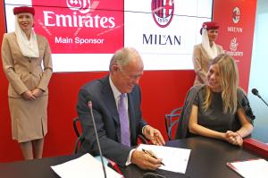 Conferenza accordo AC Milan e Emirates