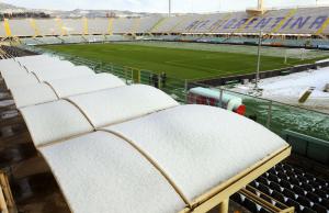 Stadio Artemio Franchi innevato 