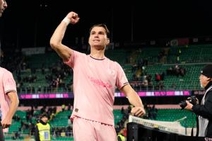 Palermo, Italy, 18 January 2026. Renzo Barbera Stadium, Palermo vs Spezia, match valid for the 2025/2026 Serie B championship. In the photo: Jacopo Segre (Palermo FC)