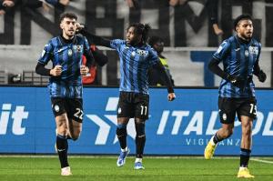 Db Bergamo 09/12/2023 - campionato di calcio serie A / Atalanta-Milan / foto Daniele Buffa/Image Sport nella foto: esultanza gol Ademola Lookman