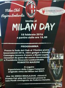 Milan Day - Milan Club Regione Lombardia