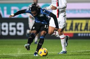 Db Bergamo 09/12/2023 - campionato di calcio serie A / Atalanta-Milan / foto Daniele Buffa/Image Sport nella foto: gol Ademola Lookman