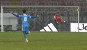 Alessandria Serie C, 2023/2024, Juventus Next Gen-Pineto 2-2, giocata allo stadio Giuseppe Moccagatta, nella foto: il portiere della Juventus Next Gen Giovanni Daffara