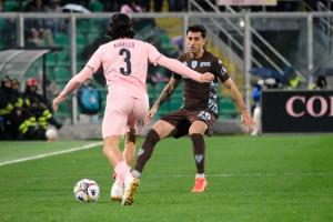 Palermo, Italia, 7 febbraio 2026. Stadio Renzo Barbera, Palermo vs Empoli, match valido per il campionato di Serie B 2025/2026. Nella foto: Antonio Candela (Empoli FC)