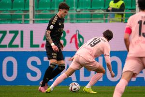 Palermo, Italy, 14 February 2026. Renzo Barbera Stadium, Palermo vs Virtus Entella, match valid for the 2025/2026 Serie B championship. In the photo: Bartosz Bereszynski (Palermo FC)