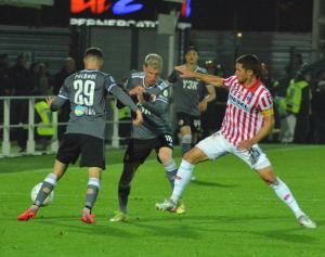 Alessandria, Serie B, 2021/2022, Alessandria-Vicenza 0-1, giocata allo stadio Giuseppe Moccagatta, nella foto: Simone Palombi in azione