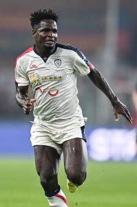 Mg Genova 07/10/2022 - campionato di calcio serie B / Genoa-Cagliari / foto Matteo Gribaudi/Image Sport
nella foto: Zito Luvumbo