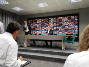 Conferenza stampa Mihajlovic e allenamento Milan 