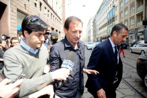 Massimiliano Allegri alla sede del Milan