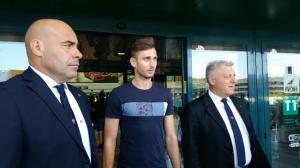Arrivo di Norbert Gyomber a Fiumicino
