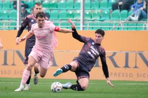 Palermo, Italy, 21 February 2026. Renzo Barbera Stadium, Palermo FC vs FC Sudtirol, match valid for the 2025/2026 Serie B championship. In the photo: Jacopo Segre (Palermo FC)