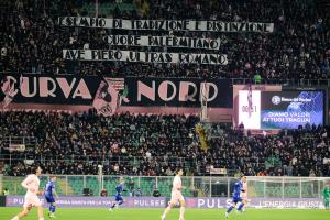 Palermo, Italy, 27 December 2025. Renzo Barbera Stadium, Palermo vs Padova, match valid for the 2025/2026 Serie B championship. In the photo: Palermo fans