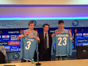 Presentazione Gabbiadini e Strinic 