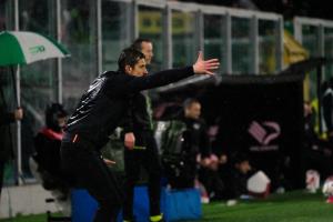Palermo, Italia, 7 febbraio 2026. Stadio Renzo Barbera, Palermo vs Empoli, match valido per il campionato di Serie B 2025/2026. Nella foto: Alessio Dionisi (Empoli FC)