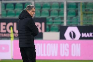 Palermo, Italy, 12 December 2025. Renzo Barbera Stadium, Palermo vs Sampdoria, match valid for the 2025/2026 Serie B championship. In the photo: Filippo Inzaghi (Palermo FC)