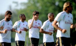 Primo allenamento di Kakà a Milanello