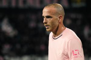 Palermo, Italy, 27 December 2025. Renzo Barbera Stadium, Palermo vs Padova, match valid for the 2025/2026 Serie B championship. In the photo: Antonio Palumbo (Palermo FC)