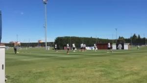 Prepartita Juventus-Monaco 