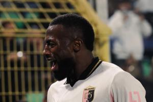 Palermo, Italia, 1 novembre 2025. Stadio Renzo Barbera, Palermo vs Pescara, match valido per il campionato di Serie B 2025/2026. Nella foto: Esultanza Salim Diakite' (Palermo FC)