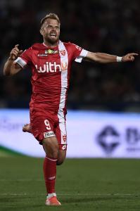 Pisa 29/05/2022 - finale Play Off serie B / Pisa-Monza / foto Image Sport
nella foto: esultanza gol Christian Gytkjaer