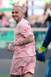 Palermo, Italy, 21 February 2026. Renzo Barbera Stadium, Palermo FC vs FC Sudtirol, match valid for the 2025/2026 Serie B championship. In the photo: Antonio Palumbo (Palermo FC)