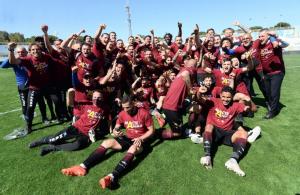 Festeggiamenti Promozione Salernitana 