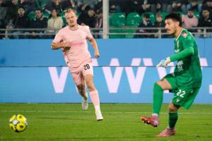 Palermo, Italy, 27 December 2025. Renzo Barbera Stadium, Palermo vs Padova, match valid for the 2025/2026 Serie B championship. In the photo: Joel Pohjanpalo (Palermo FC)