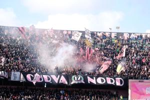 Palermo, Italy, 21 February 2026. Renzo Barbera Stadium, Palermo FC vs FC Sudtirol, match valid for the 2025/2026 Serie B championship. In the photo: Palermo fans