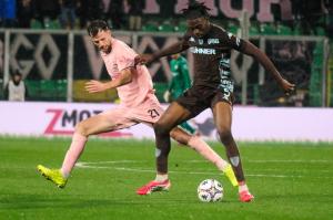 Palermo, Italia, 7 febbraio 2026. Stadio Renzo Barbera, Palermo vs Empoli, match valido per il campionato di Serie B 2025/2026. Nella foto: Jeremy Le Douaron (Palermo FC)