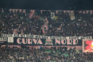 Palermo, Italy, 27 December 2025. Renzo Barbera Stadium, Palermo vs Padova, match valid for the 2025/2026 Serie B championship. In the photo: Palermo fans
