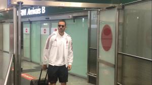 Ritorno Milan a Malpensa dalla Cina