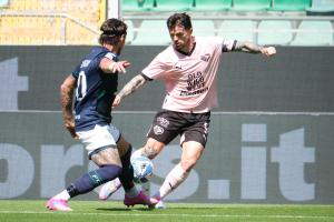 Palermo, Serie B 2024/2025, Palermo-Sudtirol 1-2, Stadio Renzo Barbera /foto Federico Serra/, nella foto: Matteo Brunori