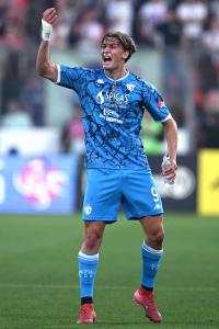 Cm Cremona 29/05/2025 - finale play off serie B / Cremonese-Spezia / foto Cristiano Mazzi/Image Sport
nella foto: Pio Esposito