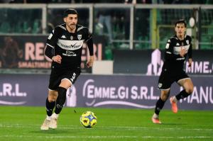 Palermo, Italy, 18 January 2026. Renzo Barbera Stadium, Palermo vs Spezia, match valid for the 2025/2026 Serie B championship. In the photo: Mattia Valoti (Spezia)