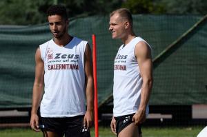 Allenamento della Salernitana al CS Mary Rosy 