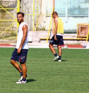 Primo allenamento Luca Orlando 