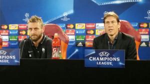 Conferenza stampa Garcia e De Rossi