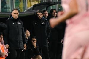 Palermo, Italy, 27 December 2025. Renzo Barbera Stadium, Palermo vs Padova, match valid for the 2025/2026 Serie B championship. In the photo: Matteo Brunori (Palermo FC)