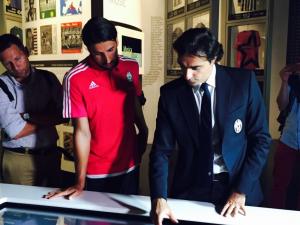 Khedira: visita al museo e allo store ufficiale della Juventus