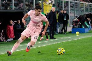 Palermo, Italy, 18 January 2026. Renzo Barbera Stadium, Palermo vs Spezia, match valid for the 2025/2026 Serie B championship. In the photo: Niccolo' Pierozzi (Palermo FC)