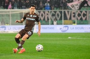 Palermo, Italia, 7 febbraio 2026. Stadio Renzo Barbera, Palermo vs Empoli, match valido per il campionato di Serie B 2025/2026. Nella foto: Antonio Candela (Empoli FC)
