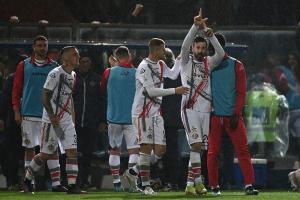 Db Como 06/05/2022 - campionato di calcio serie B / Como-Cremonese / foto Daniele Buffa/Image Sport
nella foto: gol Samuel Di Carmine