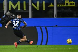 Cm Milano 09/12/2023 - campionato di calcio serie A / Inter-Udinese / foto Cristiano Mazzi/Image Sport nella foto: gol Federico Di Marco