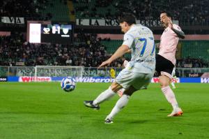 Palermo, Serie B 2024/2025, Palermo-Carrarese 1-1, Stadio Renzo Barbera /foto Federico Serra/, nella foto: Francesco Di Mariano
