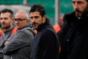 Palermo, Italia, 7 febbraio 2026. Stadio Renzo Barbera, Palermo vs Empoli, match valido per il campionato di Serie B 2025/2026. Nella foto: Alessio Dionisi (Empoli FC)