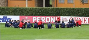 Allenamento nazionale italiana 