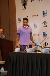 Conferenza allo stadio National di Lima Amichevole Fiorentina-Universitario