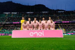 Palermo, Italy, 18 January 2026. Renzo Barbera Stadium, Palermo vs Spezia, match valid for the 2025/2026 Serie B championship. In the photo: Palermo FC starting line-up
