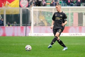 Palermo, Italy, 14 February 2026. Renzo Barbera Stadium, Palermo vs Virtus Entella, match valid for the 2025/2026 Serie B championship. In the photo: Ivan Marconi (Virtus Entella)